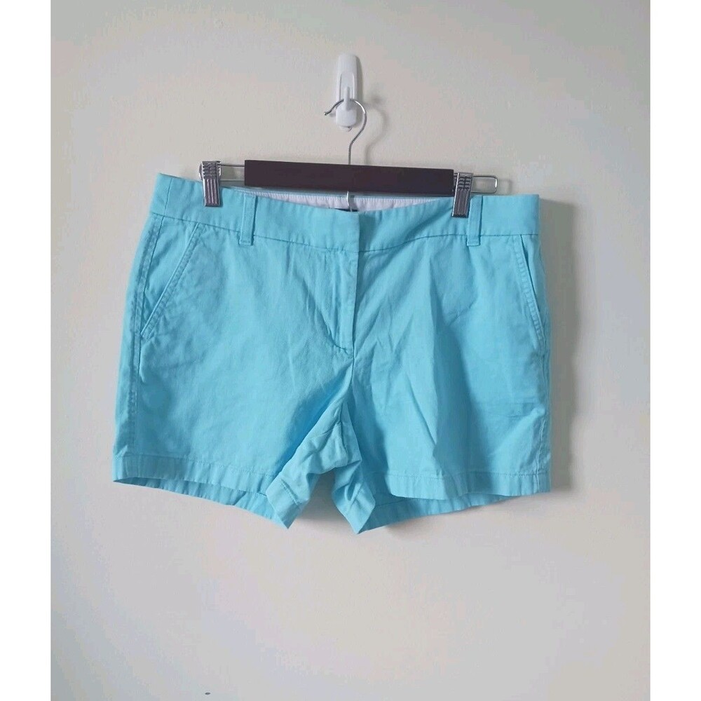 J. Crew Factory Light Turquoise Chino Bermuda Shorts